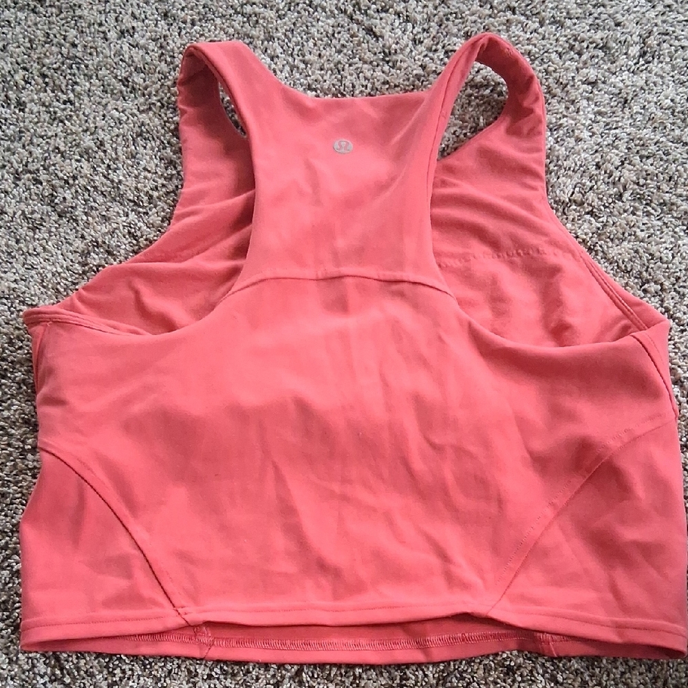 Lululemon Coral Racerback Sports Bra Size 8